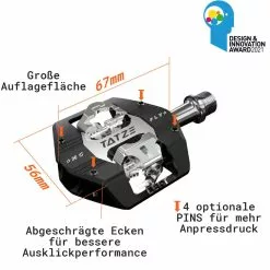 Tatze MC-Fly Enduropedal -Shimano mc fly 4