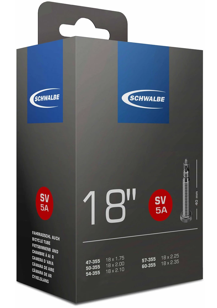 Fahrradschlauch Schwalbe 18 Zoll 3 Fahrradschlauch Schwalbe 18 Zoll